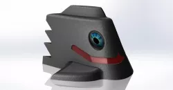 Car fin