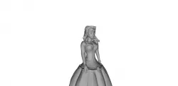 Cartoon Princess Figurine
