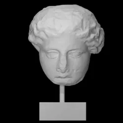 Colossal head of a goddess