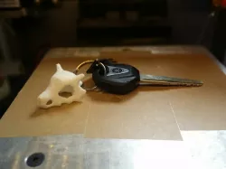 Cubone Pokemon Skull Keychain