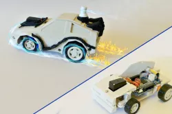 DeLorean BackToFuture RC Car w/ Arduino - 3DRacers