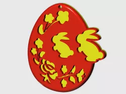 Easteregg with Hungarian pattern