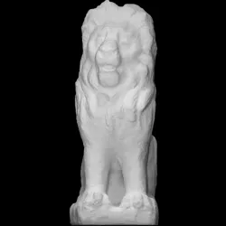 Etruscan statue of a lion