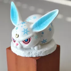 Evil snow bunny