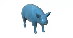 Figurine, toy, a Pig