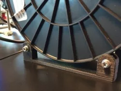 Filament spool rollers