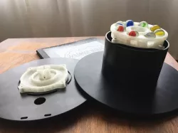 Filament Spool Spray Paint Turntable!