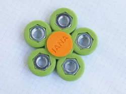 Flower Like Fidget With M10 Nuts