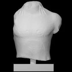 Fragment of a kouros' upper body