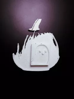 ghostly pumpkin