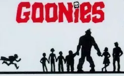 Goonies window family sticker