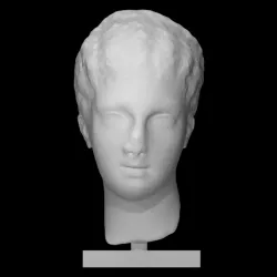 Greek marble head of a woman
