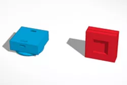 Hand Magnet Holder with velcro holes