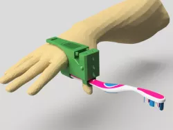 Hand Rex-support for Toothbrush.