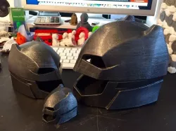 Helmet batman vs Superman (flat bottom)