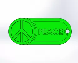 Key Chain-Peace 1