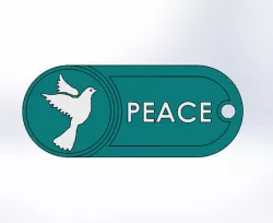 Key Chain-Peace-2