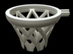 LEGO-compatible basketball basket