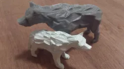Low Poly DireWolf - Game of Thrones
