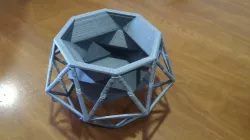 Low Poly Planter - Wire Frame