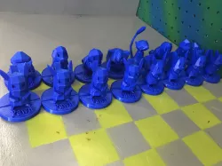 Low Poly Pokemon Chess