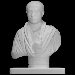Male portrait bust