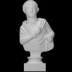 Male portrait bust