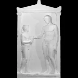 Marble tombstone from Delos
