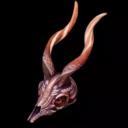Markhor Skull