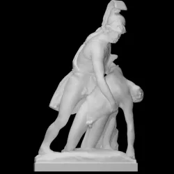 Menelaus holding the body of Patroclus