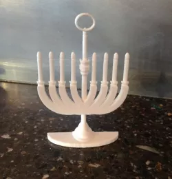 Menorah Holiday Tree Ornament