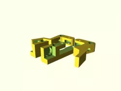 Modified minimalistic MK8 extruder