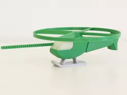 Multi-Color Flying Helicopter Toy