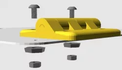 New Stronger Hinge for Acrylic Door (Lulzbot Enclosure)