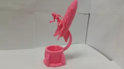 Nuka Cola - Rocket Girl Plant Pot