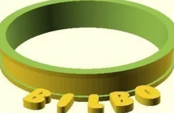 Parametric cup name tag