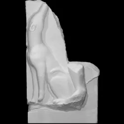 Part of a grave stele