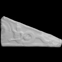 Part of a pediment