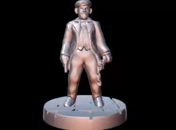 Peaky Blinder w/chain (15mm scale)
