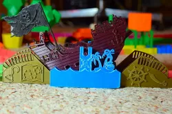 Pirate Ship Seesaw for Magic Tracks, Neo Tracks, and everything compatible