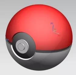 Pokeball (opens and closes)