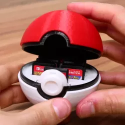 Pokeball Switch Cartridge Case
