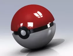 Pokemon ball www.antsdesigntm.com ANTS 3D printer only US$200