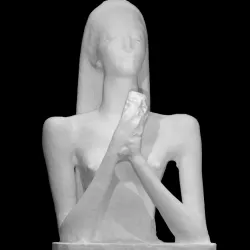 Praying woman