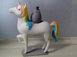 Pusheen Cat and Unicorn