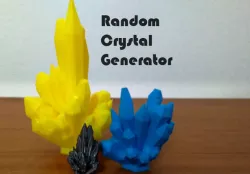 Random Crystal Generator