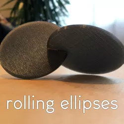 Rolling Ellipses Fidget Desk Toy!