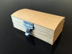 Rough Wood-effect Chest