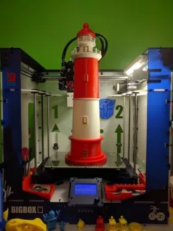 Round Base Lighthouse Model