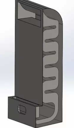 S6 Edge stand with passive acoustic box